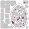 Intricate Floral Easter Egg Thinlits Dies - Sizzix