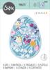 Intricate Floral Easter Egg Thinlits Dies - Sizzix
