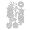 Floral Contours Thinlits Dies - Sizzix