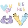 Big Hugs Framelits Die & Stamp Set - Sizzix