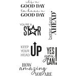 Positive Signs Stamp Set - Sizzix