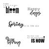 Spring Sentiments Stamp Set - Sizzix