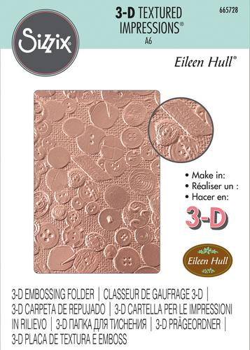 Sizzix Multi-Level Textured Impressions Embossing Folder - Moon Light