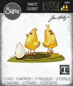 Papercut Chicks Colorize Thinlits Dies By Tim Holtz - Sizzix