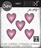 Heart Stacked Tiles Thinlits Dies By Tim Holtz - Sizzix