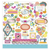 Splended 12x12 Chipboard Stickers - Paige Evans
