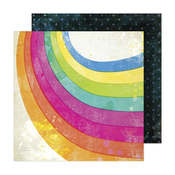 Rainbow Swirl Paper - Sweet Rush - Vicki Boutin