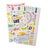 Sweet Rush The Sweet Life Phrase and Icon Chipboard Thickers - Vicki Boutin