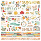 Full Bloom Cardstock Sticker - Simple Stories