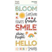 Full Bloom Foam Stickers - Simple Stories