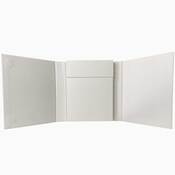 Foundations White Tri-Fold Magnetic Closure - 49 And Market