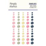 Simple Vintage Indigo Garden Enamel Dots - Simple Stories - PRE ORDER