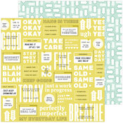 Perfectly Imperfect Paper - Life Right Now - Pinkfresh Studio