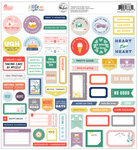 Life Right Now Cardstock Stickers - Pinkfresh Studio - PRE ORDER