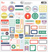 Life Right Now Cardstock Stickers - Pinkfresh Studio