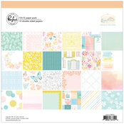 Happy Heart 12x12 Paper Pack - Pinkfresh Studio - PRE ORDER