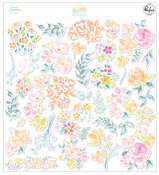 Happy Heart Floral Ephemera - Pinkfresh Studio - PRE ORDER