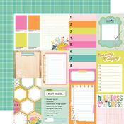 Journal Elements Paper - Let's Get Crafty - Simple Stories