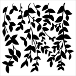 Hanging Vines 6x6 Stencil - The Crafter's Workshop