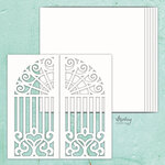 Gate 8x8 Chipboard Album Base - Mintay Chippies - Mintay Papers - PRE ORDER