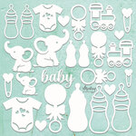 Baby Set Chipboard Diecuts - Mintay Chippies - Mintay Papers - PRE ORDER