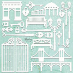 City Set Chipboard Diecuts - Mintay Chippies - Mintay Papers