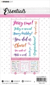 Nr. 177, Sentiments/Wishes - Party - Studio Light Essentials Clear Stamps
