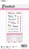 Nr. 178, Sentiments/Wishes - Thanks - Studio Light Essentials Clear Stamps