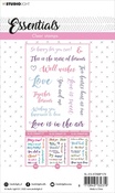Nr. 179, Sentiments/Wishes - Love - Studio Light Essentials Clear Stamps
