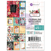 Painted Floral 3x4 Journaling Cards - Prima
