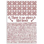No Place Like Home Stencil - Casa Granada - Stamperia