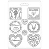 Plates & Hearts A4 Soft Mould - Provence - Stamperia