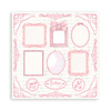 Daydream 12x12 Pink Backgrounds Selection Paper Pad - Stamperia