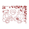Bears Stencil - Daydream - Stamperia