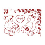 Bears Stencil - Daydream - Stamperia