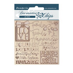Writings Decorative Chips - Daydream - Stamperia