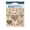 Hearts Decorative Chips - Daydream - Stamperia