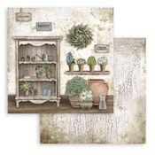 Cupboard Paper - Romantic Garden House - Stamperia