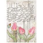 Tulips Rice Paper - Romantic Garden House - Stamperia