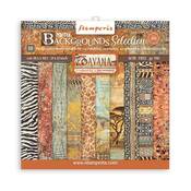 Savana 12x12 Backgrounds Selection Paper Pad - Stamperia