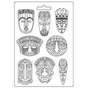 Masks A4 Soft Mould - Savana - Stamperia - PRE ORDER