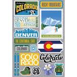 Colorado Jet Setters 3.0 State Dimensional Stickers - Reminisce - PRE ORDER