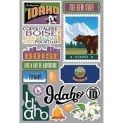 Idaho Jet Setters 3.0 State Dimensional Stickers - Reminisce