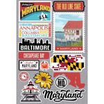 Maryland Jet Setters 3.0 State Dimensional Stickers - Reminisce