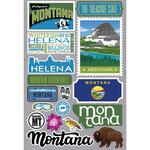 Montana Jet Setters 3.0 State Dimensional Stickers - Reminisce