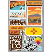 New Mexico Jet Setters 3.0 State Dimensional Stickers - Reminisce - PRE ORDER