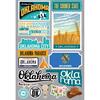 Oklahoma Jet Setters 3.0 State Dimensional Stickers - Reminisce