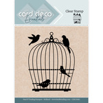 Birdcage Card Deco Essentials Clear Stamps - Colourful Feathers