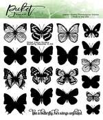 Butterfly Beauties 6x6 Stamp Set - Picket Fence Studios