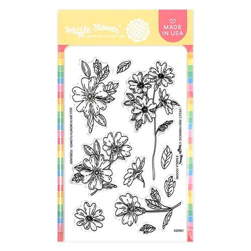 Waffle Flower Crafts - Clear Photopolymer Stamps - Elegant Flowers